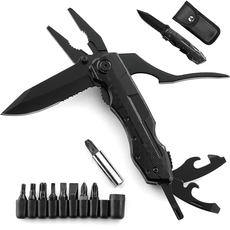 18-in-1 Multi Tool Knife Outdoor Survival Folding Pocket Pliers Screwdriver EDC