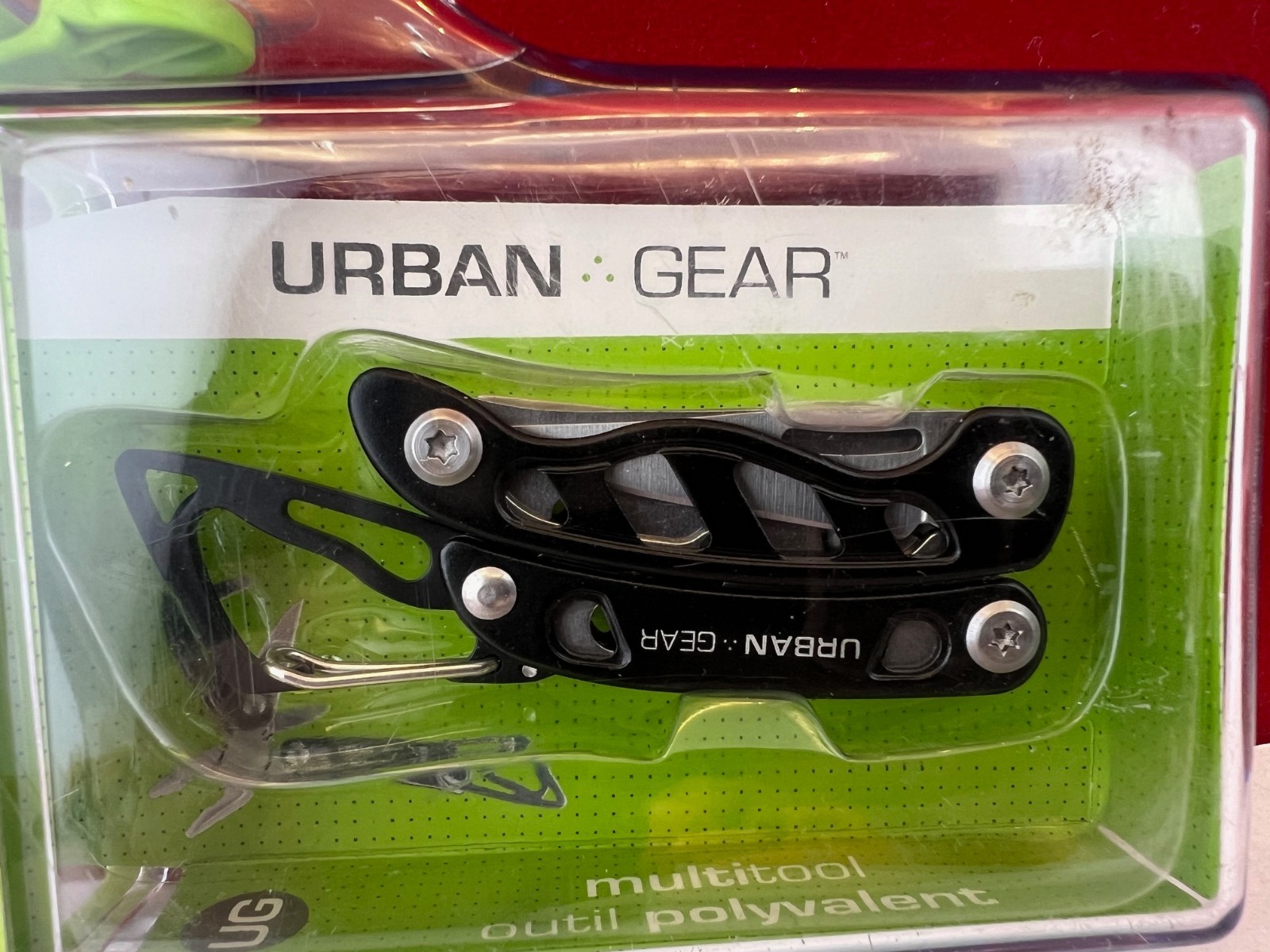 Urban Gear Skeletool RX Multi Tool Black KNIFE PLIERS Aluminum Handle Carabiner