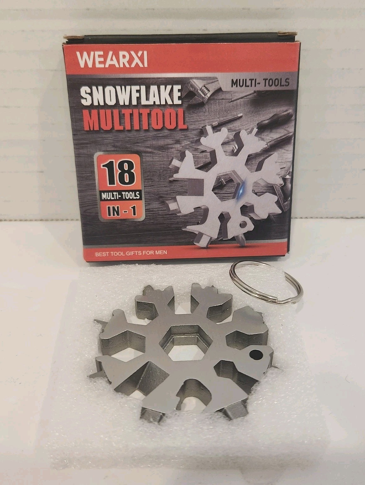 Stainless Snowflake Shape 18 In 1 Multi Tool Screwdriver NEW FREE SHIPPING