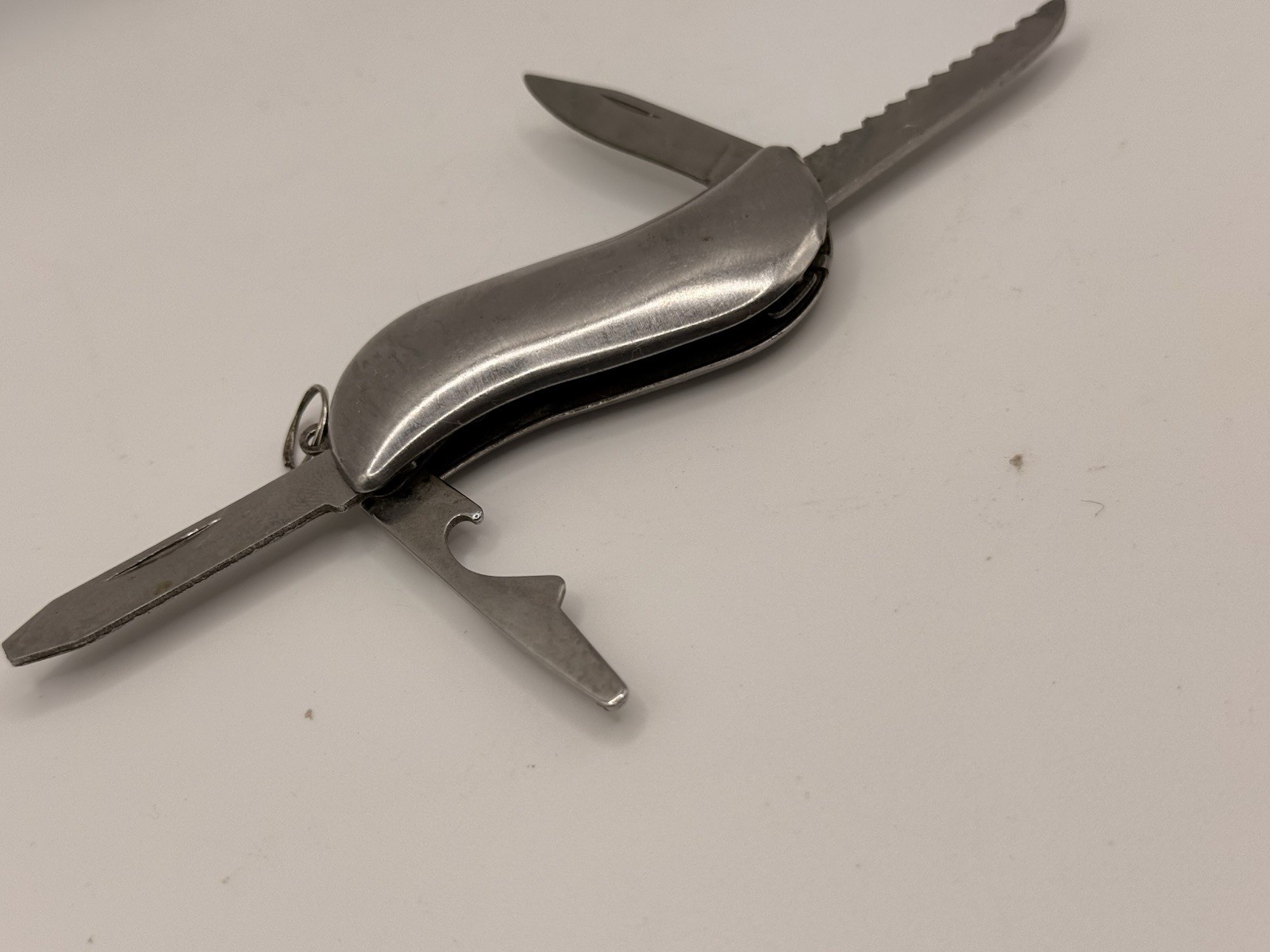 Sleek Stainless Steel Multi Function Pocket Tool Pocket Knife