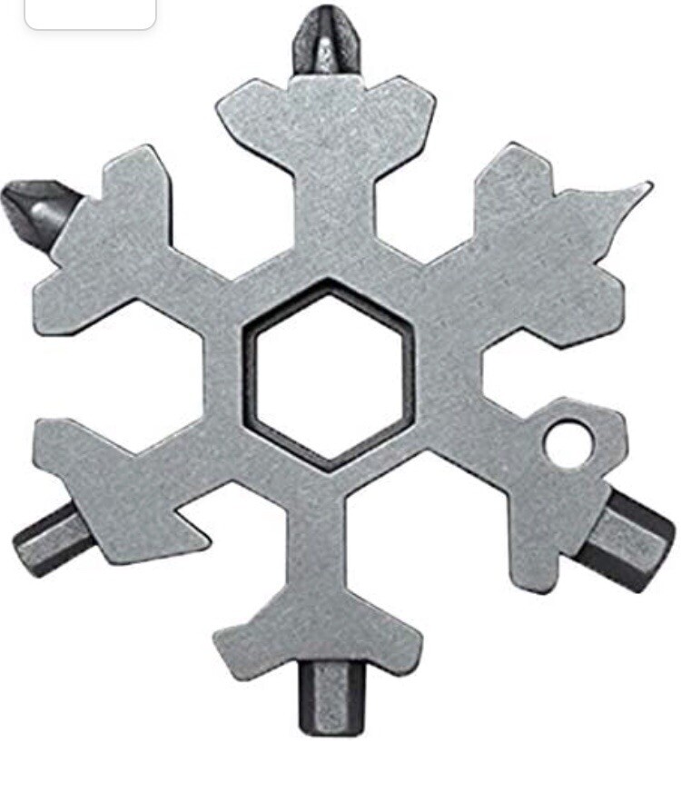 18 tool Pocket-size multifunction gadget – 11 Wrenches, 4 Screwdrivers, Cutter..