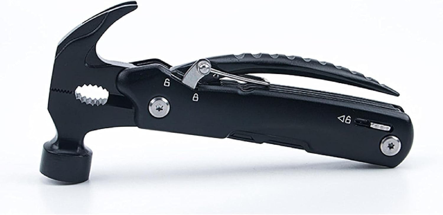12 in1 Multi-Tool Mini Hammer Outdoor Camping Gear Survival Tool Gift for Men