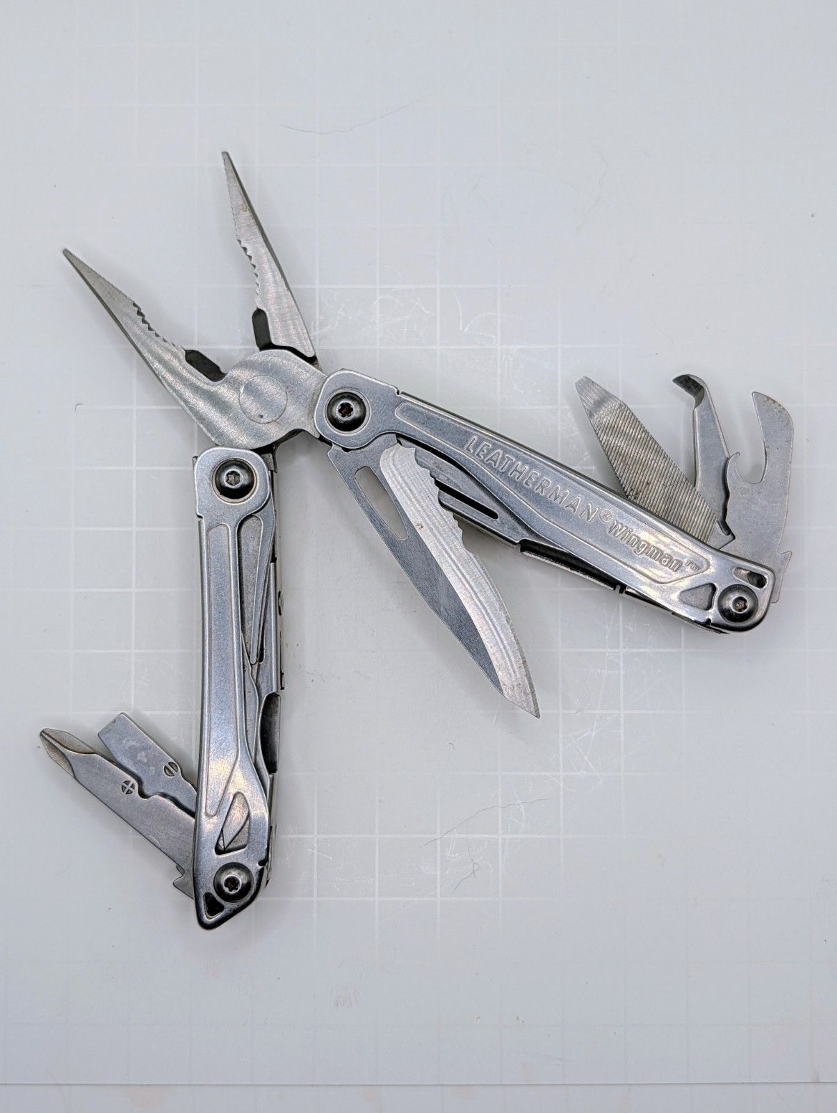 Leatherman Wingman Stainless 14-In-1 Tool Multi-Tool VGUC
