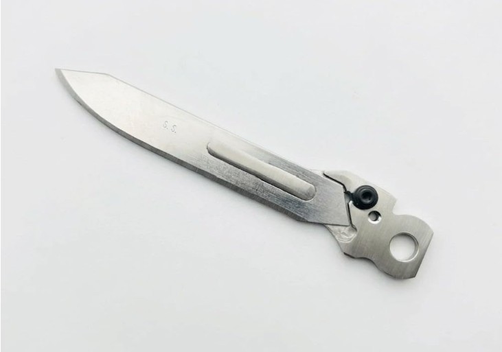 Scalpel Mod compatible with Leatherman Wave, Surgical Blade Adapter, Stainless S