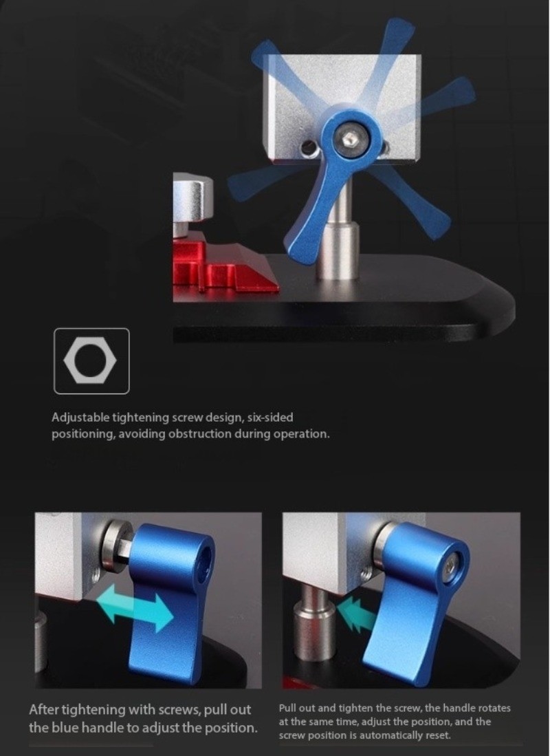 Two-in-One Universal Bench Vise Precision Model Tool Holder Etched Sheet Bending
