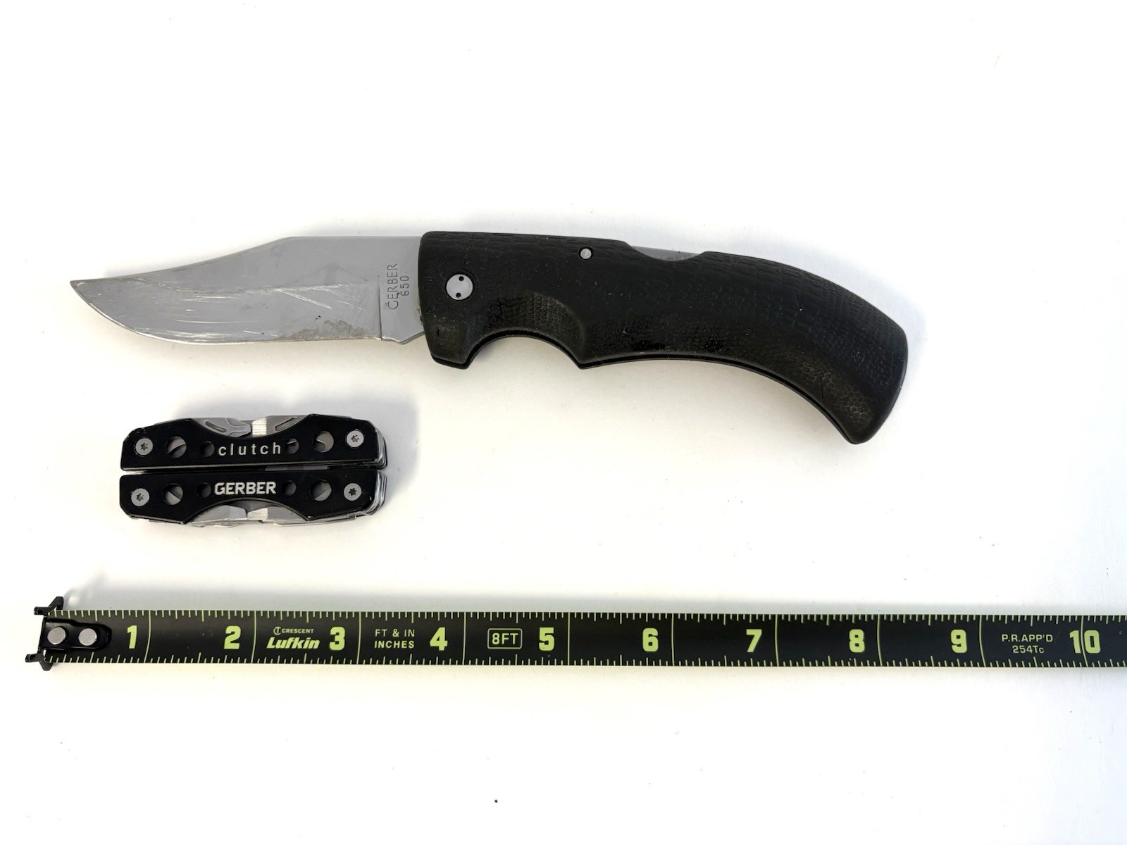 Gerber Clutch Mini Multitool Keychain Black Pliers + Gerber 650 Folding Knife