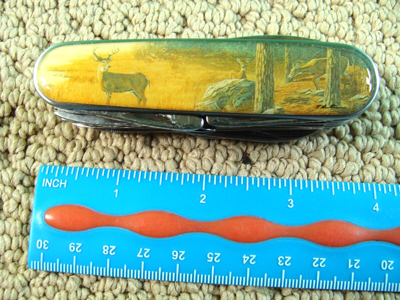 Multi-Tool Pocket Knife Case-for-Belt 6.9-oz 12-Tools Scizzors Screwdrivers
