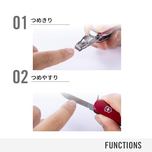 VICTORINOX 0.6463.T Nail Clip 580 Translucent Red Nail Clippers Disaster