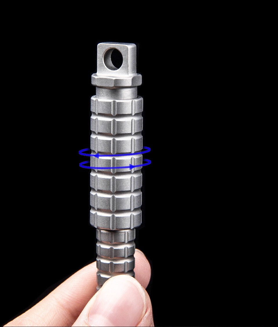 Titanium Pocket Ballpoint Pen Signature Pen Outdoor EDC Portable Writing Pen