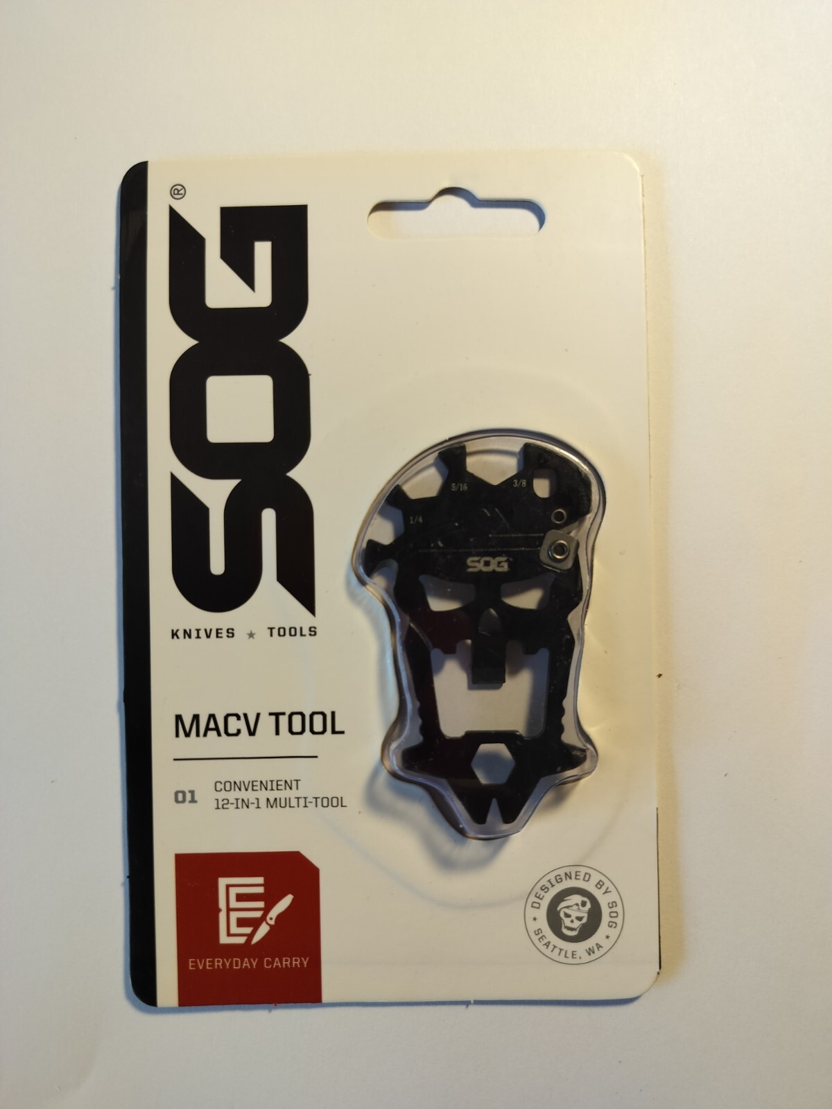 SOG MacV Tool – Multi Tool – Black – 12 Tools in One – NEW LOT of 3