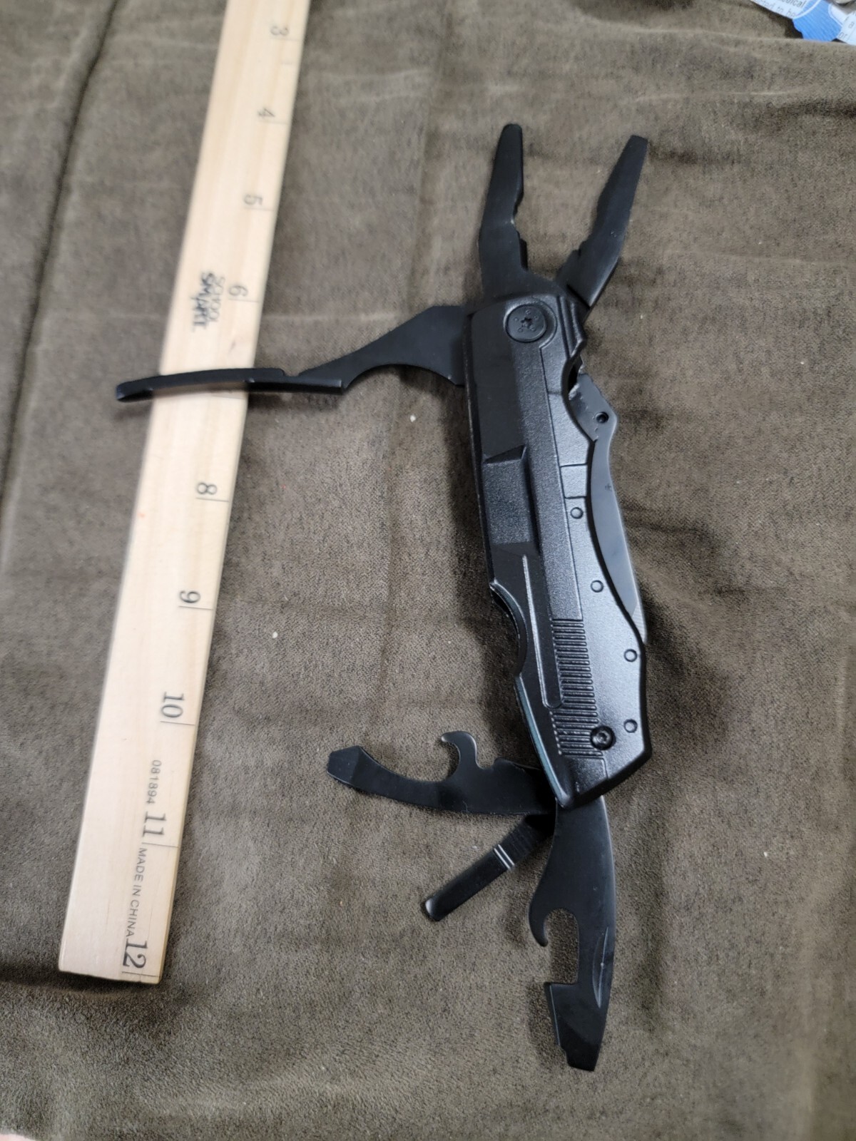 Falcon Professional Multi Tool Knife 14 Different Functions W/Black Sheath