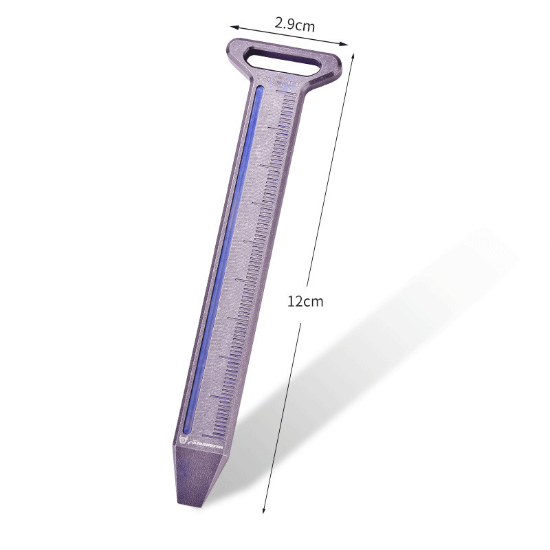EDC Titanium Alloy Pry Bar Crowbar Ruler Portable Outdoor Camping Multi Tools