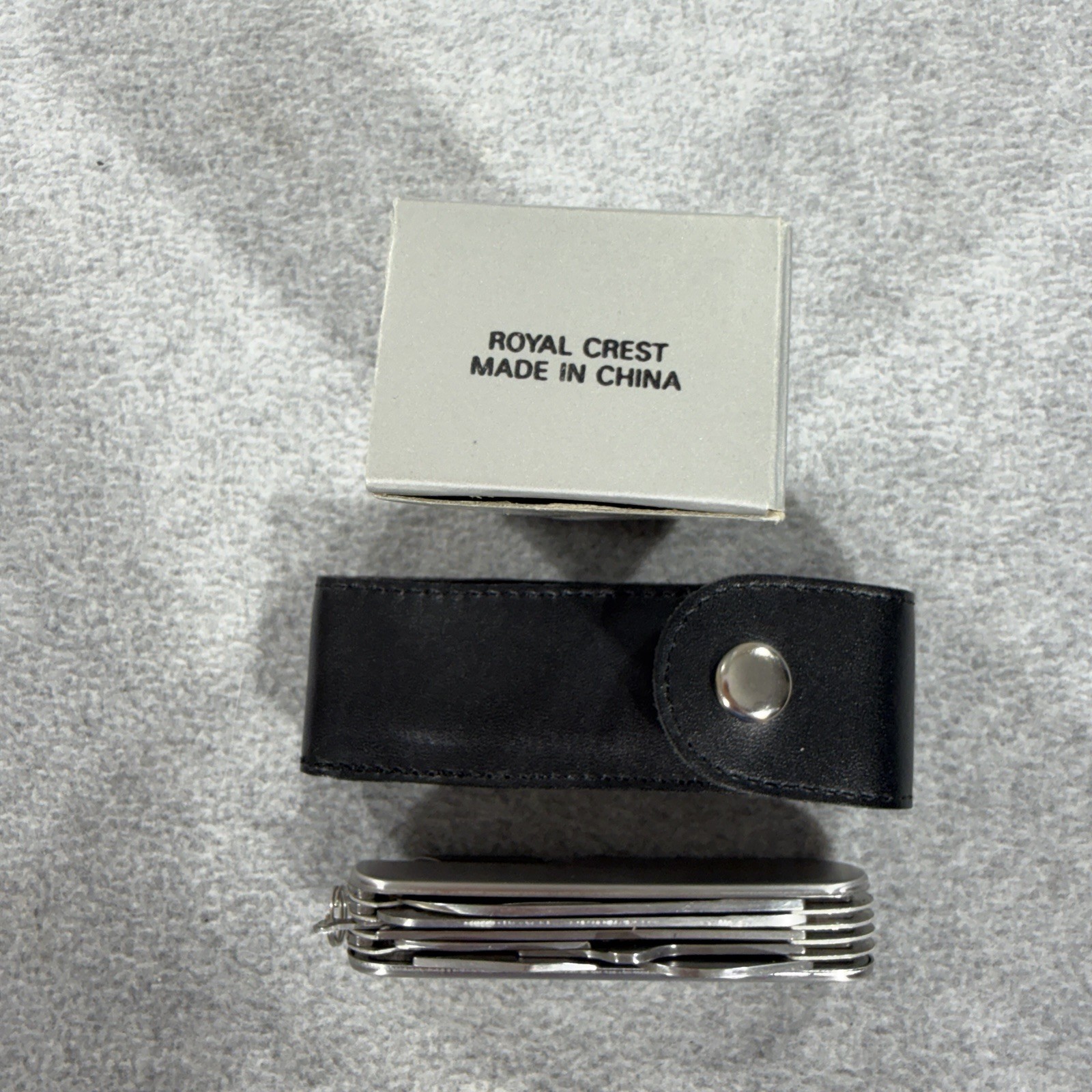 Royal Crest 14 Function Multi Tool Pocket Knife w/Sheath & Original Box
