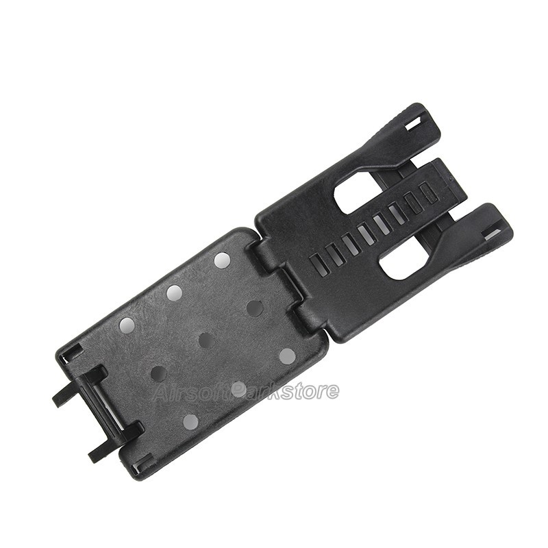4pcs EDC Belt Clip Gear Multi Function K Sheath Kydex Scabbard Waist Clamp Black