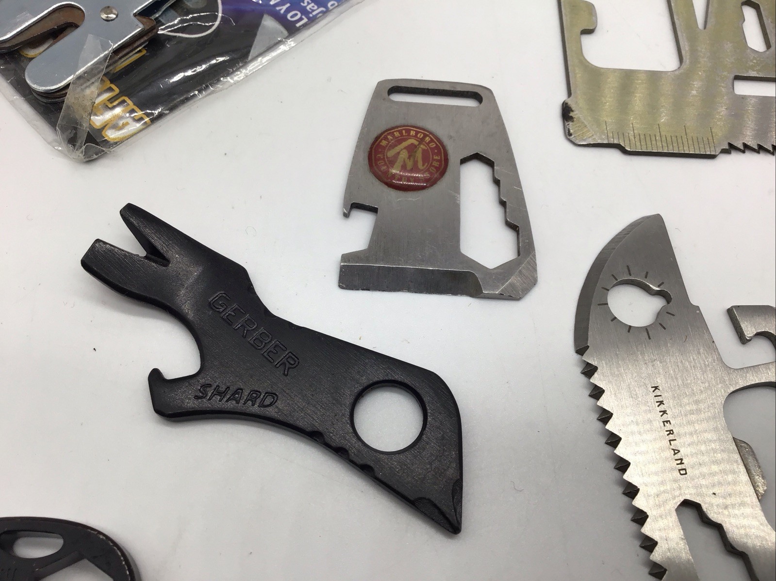 Multitool All-In-One Wrench Knife Saw Screwdriver Bottle Opener Pry Bar EDC Lot