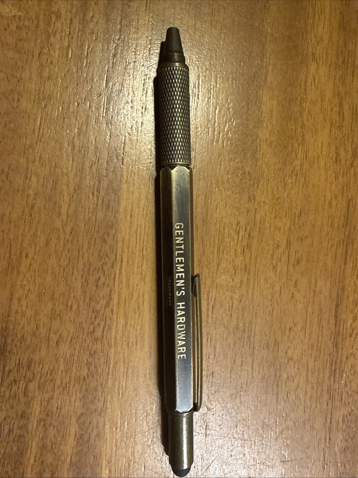 Gentlemen’s Hardware Tooling Pen Multi-Purpose Tool Brass Pen Screwdriver