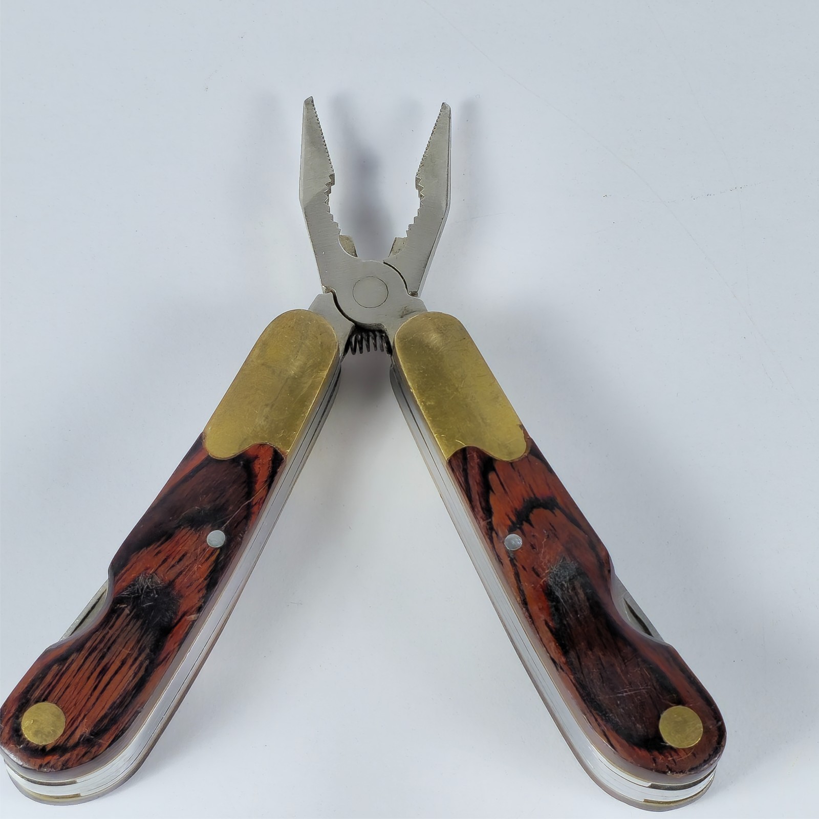 HUSKY 25 Years 25th Anniversary Limited Edition Multi-Tool Brass Wood vintage