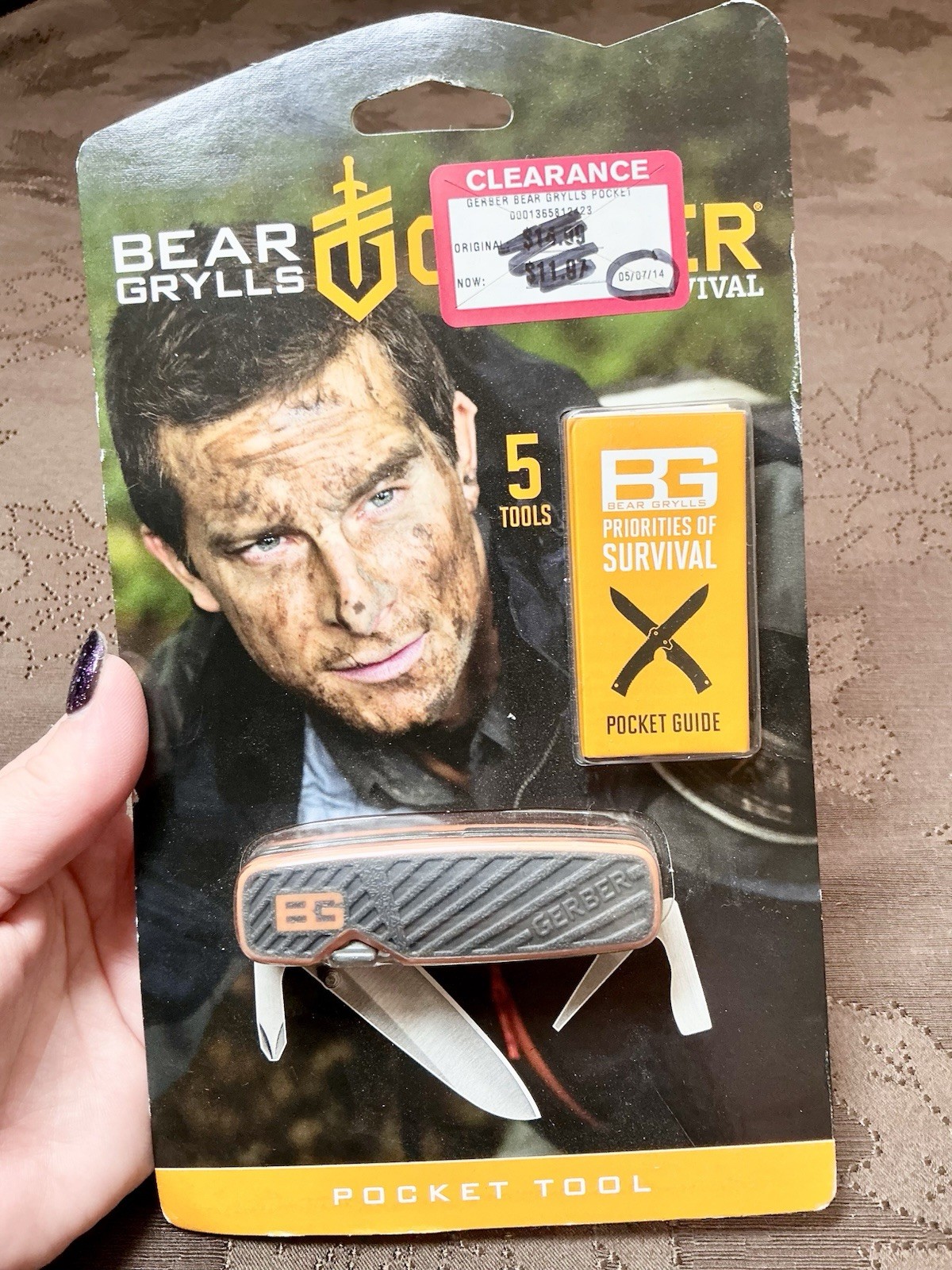 Gerber Bear Grylls Survival 5 Function Pocket Tool 8970513B1 Discontinued