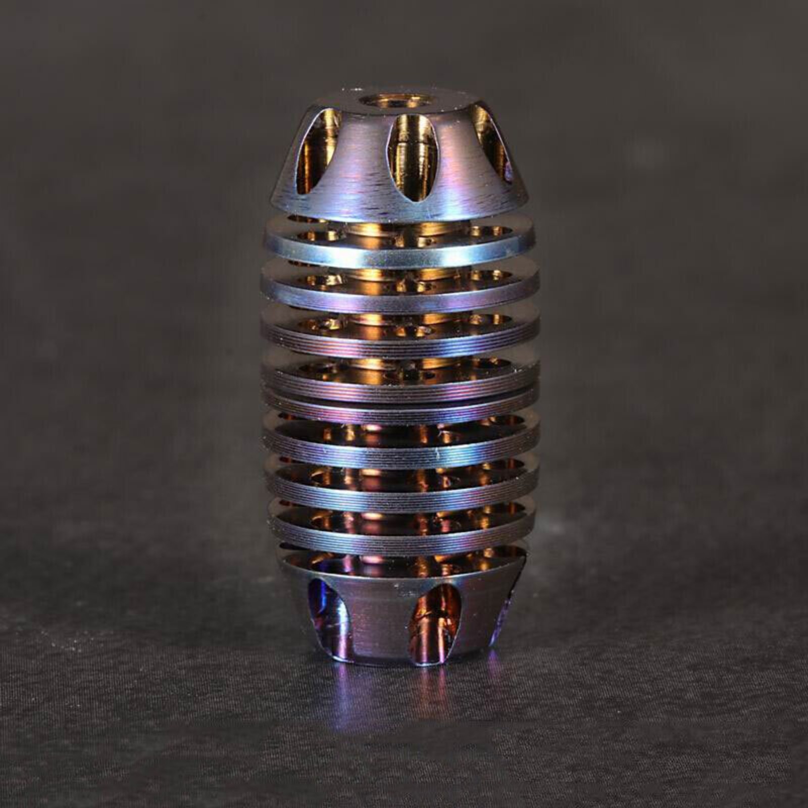 Hot Titanium Alloy Paracord Bead Bracelet Connection Buckle Keyring DIY EDC Bead