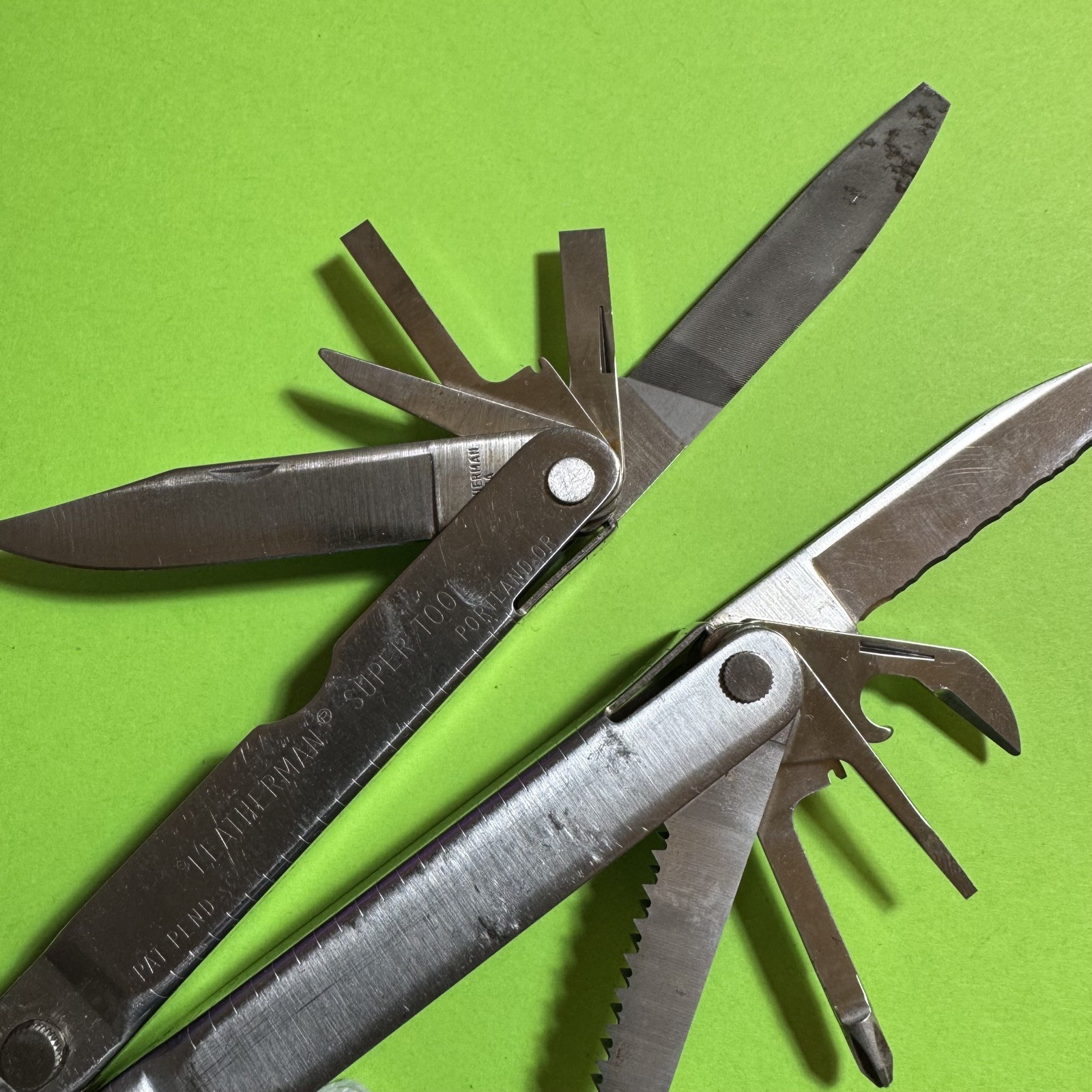 Leatherman Super Tool Plier Multi Tool Pocket Knife Stainless EDC #852