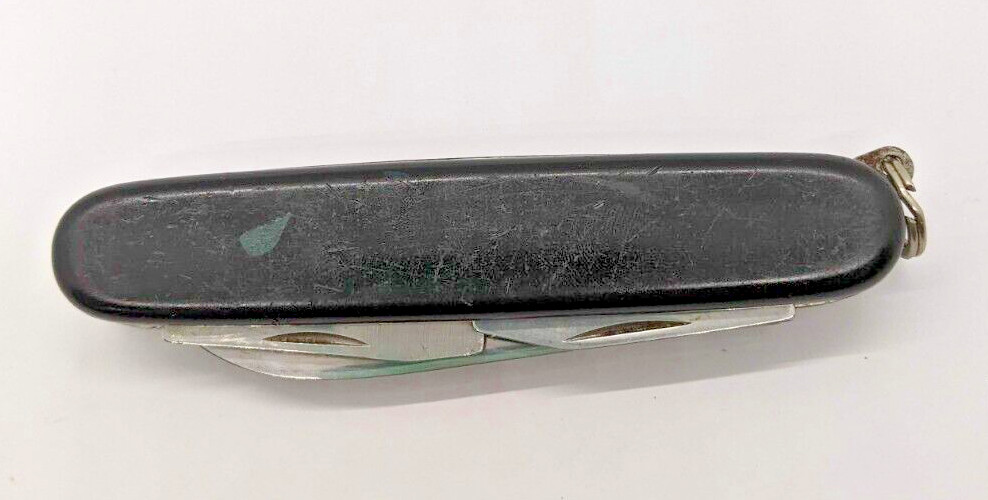Vintage Mercedes Colonial Prov USA Stainless Folding Multi Tool Pocket Knife
