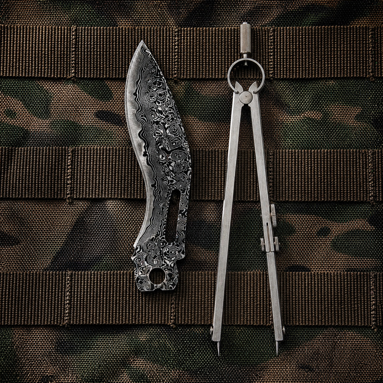 VG10 Damascus Replacement Blade for Leatherman Surge Multitool 92mm