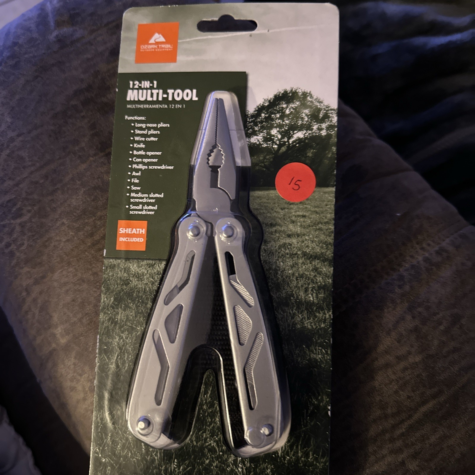 Ozark Trail 12-IN-1 Multi Tool with Sheath- Pliers Wire Cutter, Saw, Knife