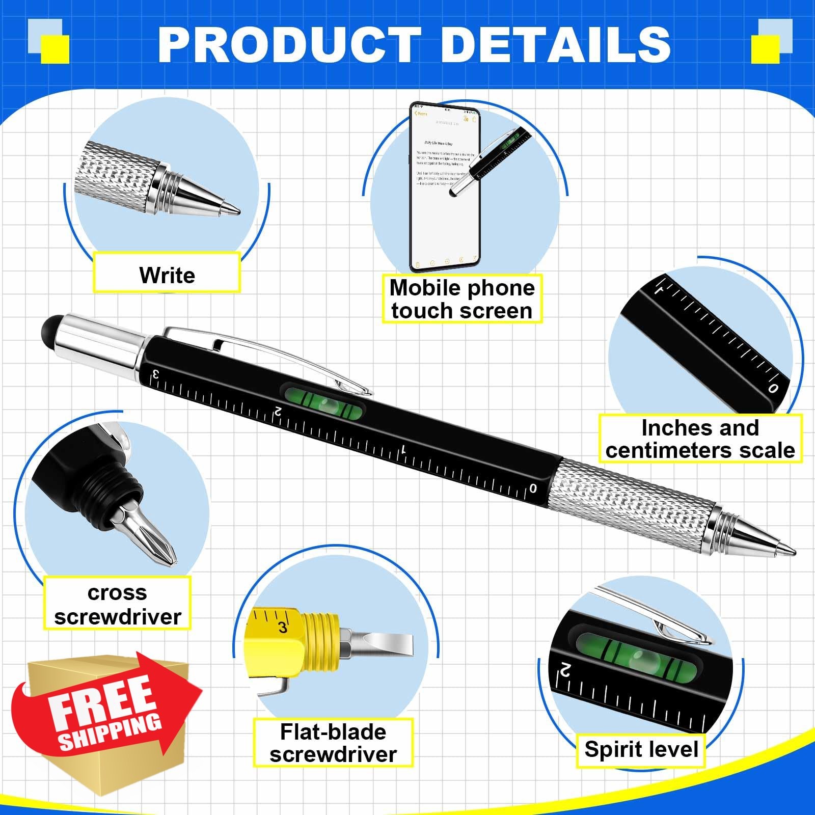 Zhanmai 168pc Multitool Pen Gifts Multicolor