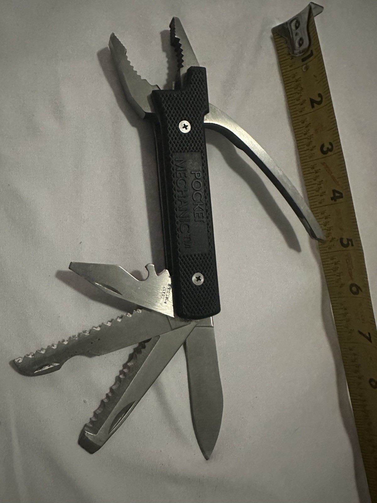 Vintage Heavy Duty Pocket Mechanic Multi Tool 6” Closed