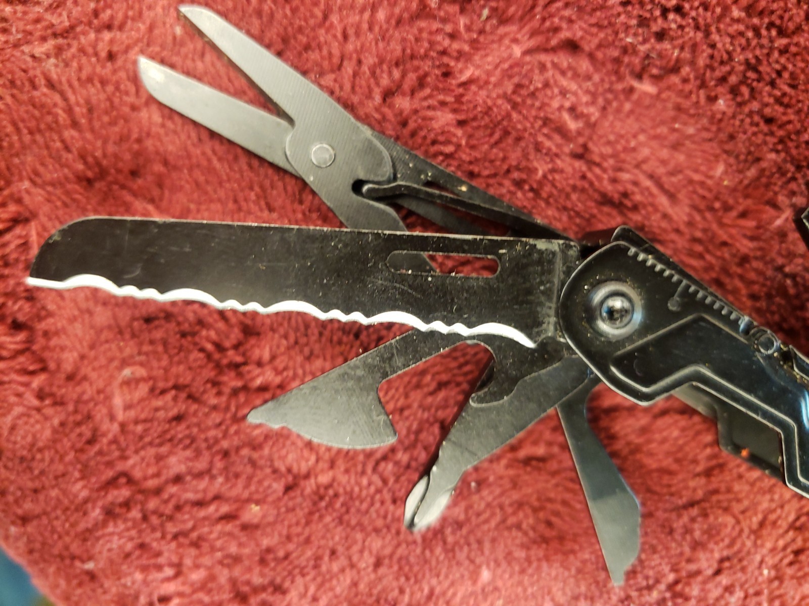 🔪 SOG PowerPint Black Multi-Tool Pocket Knife Folding Pliers
