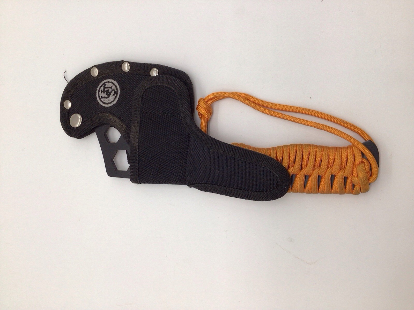 Used UST Survival Axe Hatchet Tool Paracord Handle Hex Wrench Bottle Opener