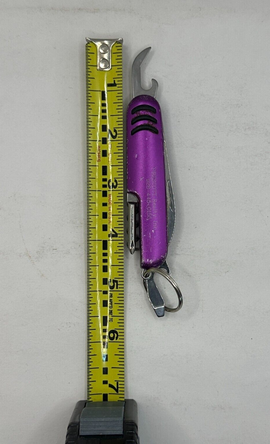 VINTAGE Knife PINK Multi Function Pocket Knife & Tools (7)