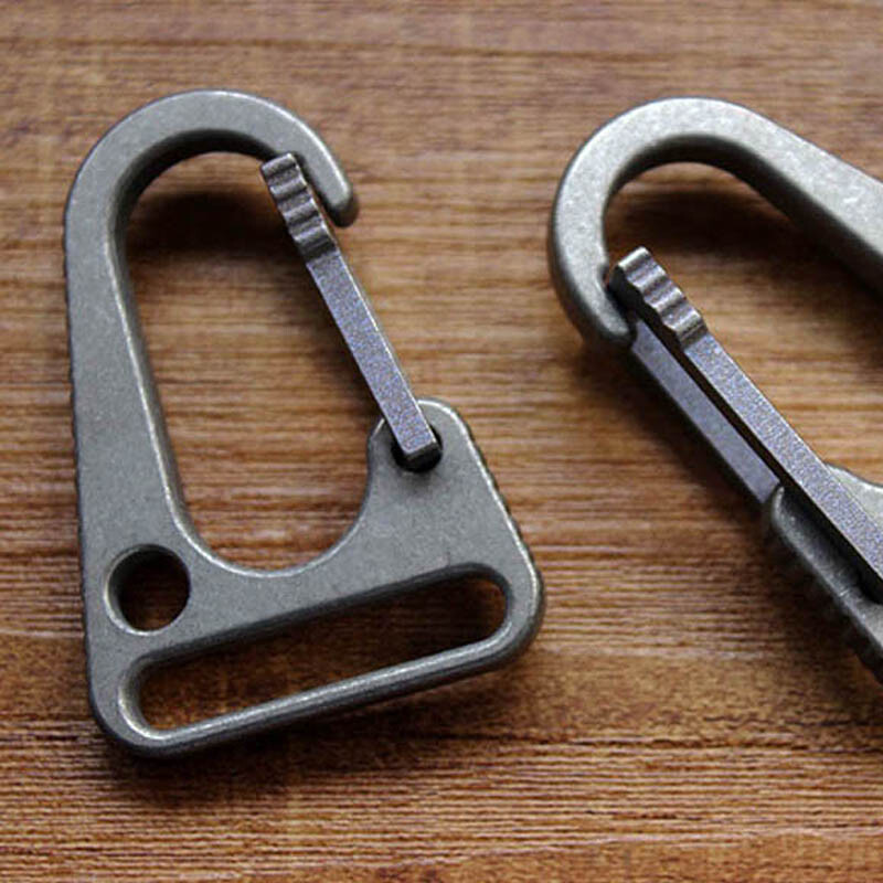 Titanium Tc4 CNC Multi EDC Key Chain Outdoor Mountaineering Tool Key Ring Gifts