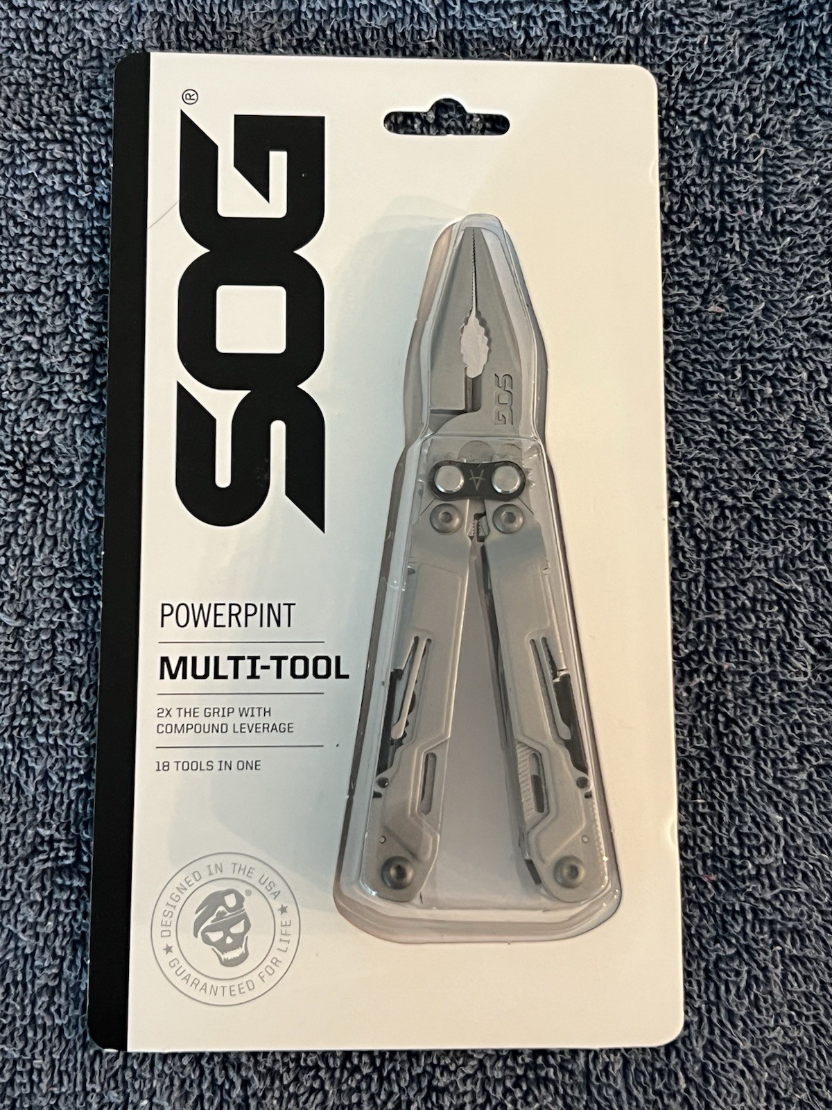 SOG POWERPINT Compact 18 Tool Stainless Steel Multitool PP1001-CP￼￼￼