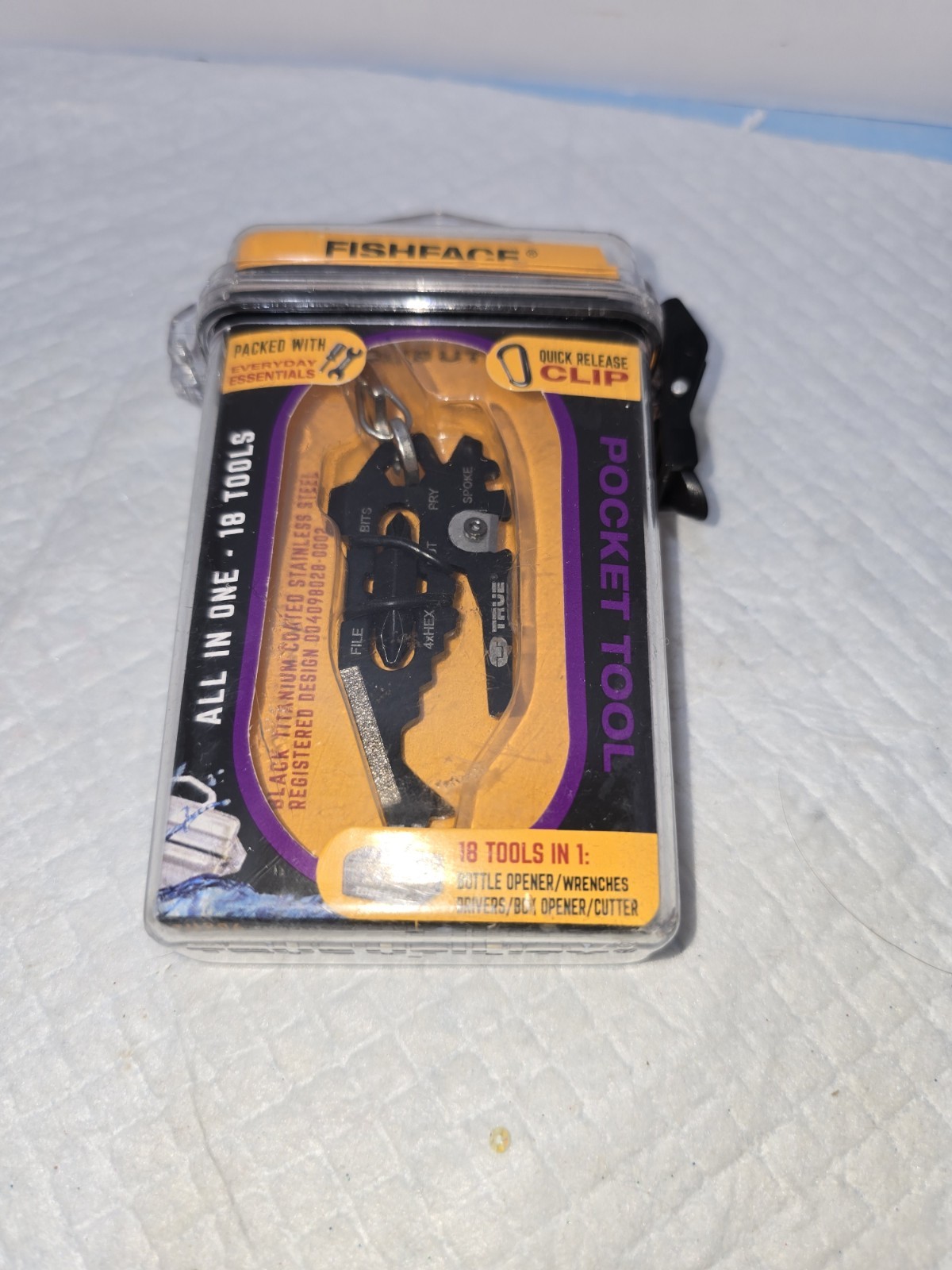NEBO True Utility 206DSP 18-IN-1 Key-ring Mini Multi-Tool NEBOTU206DSP J22