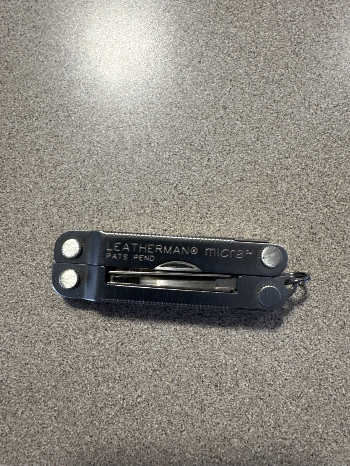 Leatherman Micra Multi-Tool Knife Scissors Key Ring Stainless 10 Tools Car Purse