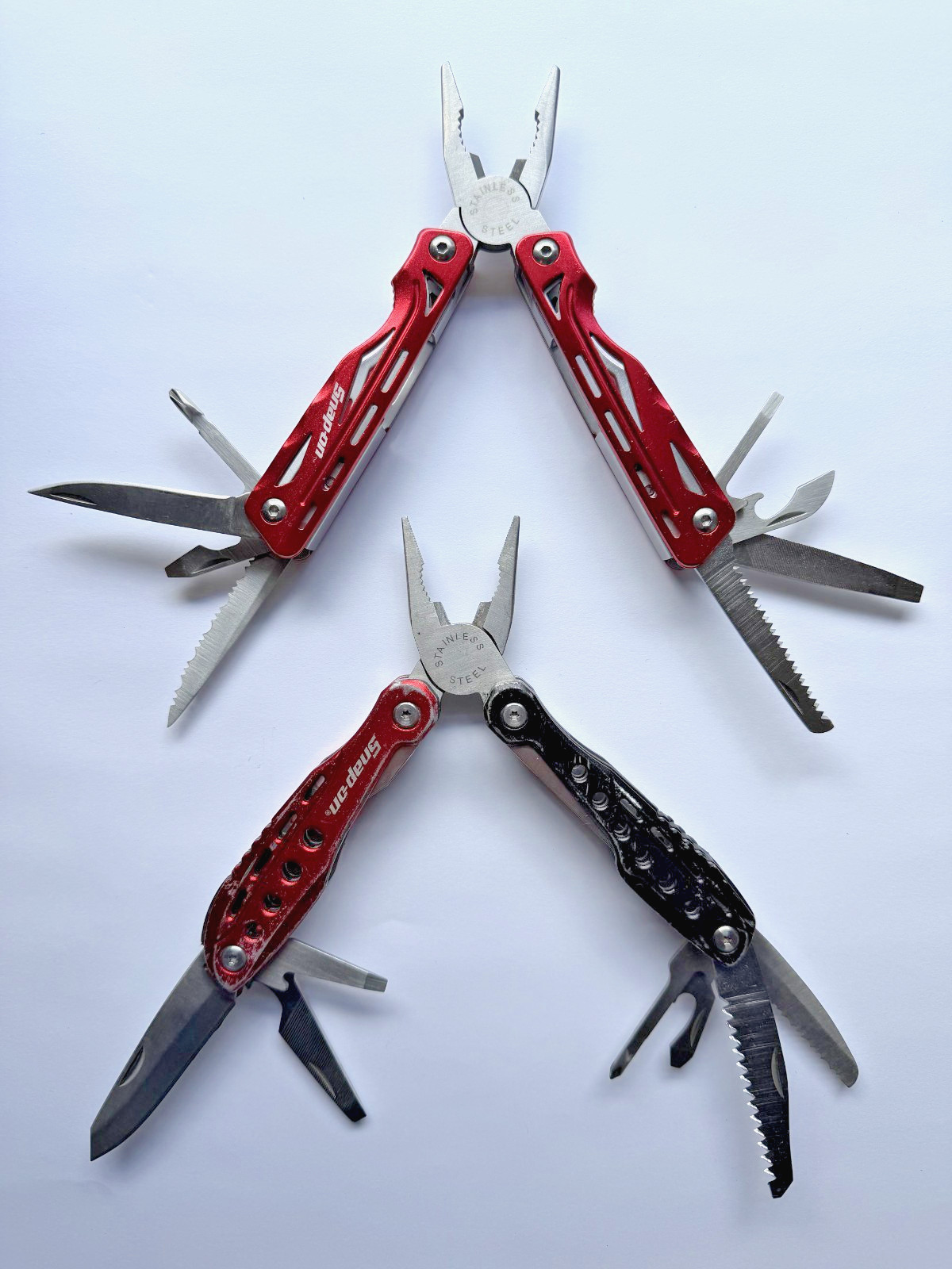 Lot of 2 Snap-On Multi-Tools, 12 or more tools per Pocket Tool
