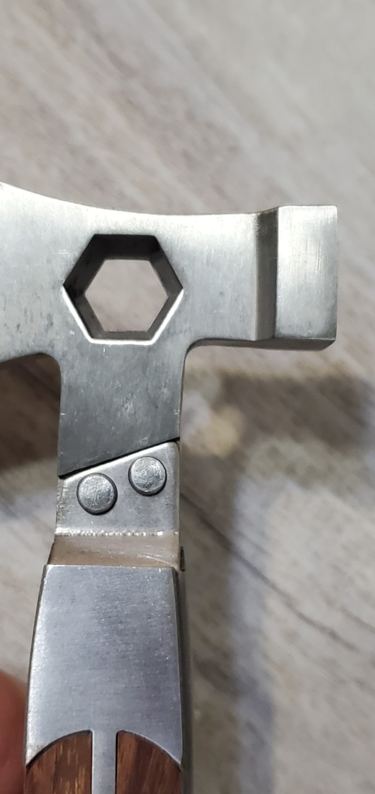Sheffield Axe Multi Tool Camping Knives Utility Phillips Screwdriver Hammer 12/1