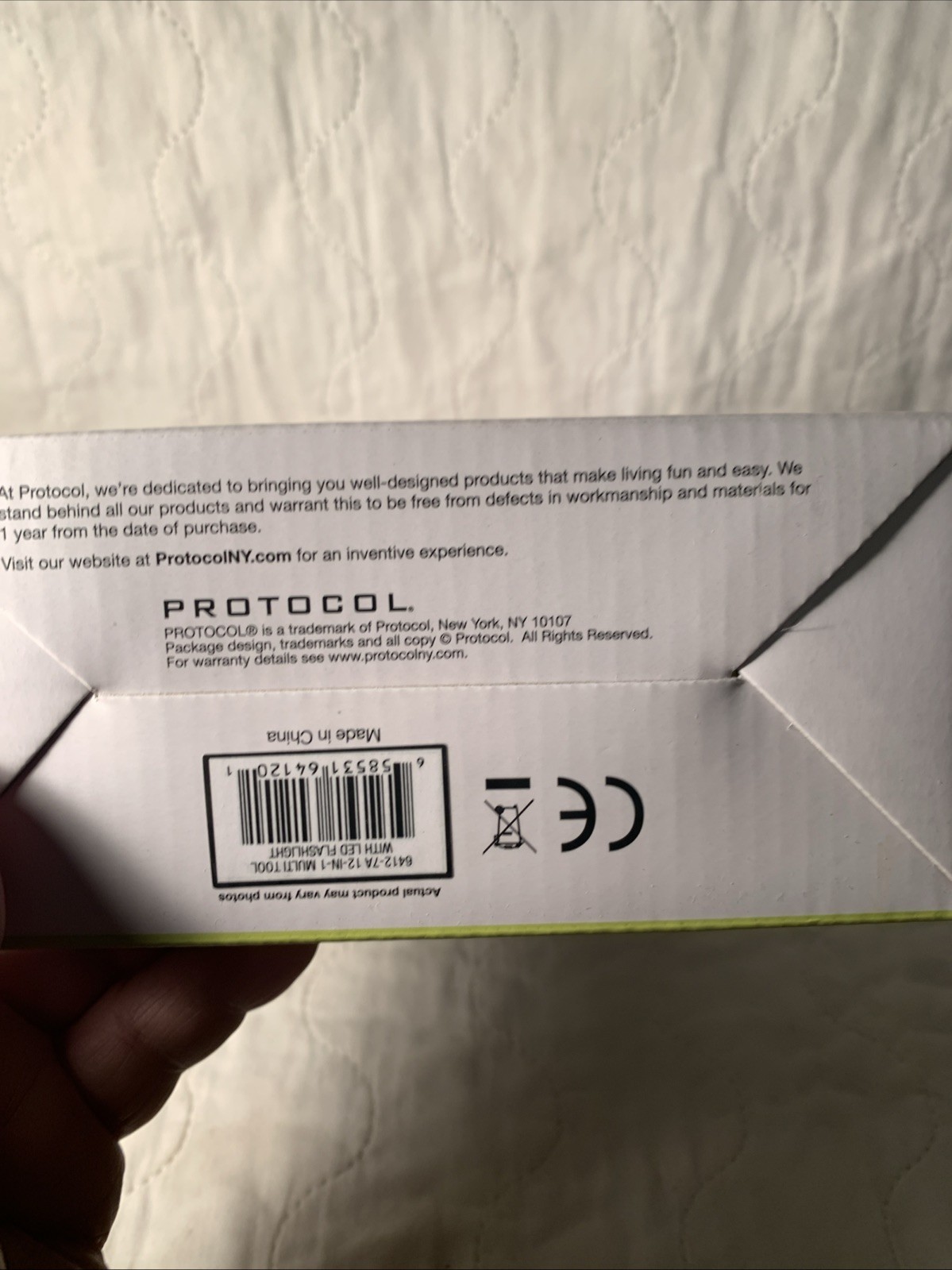 NEW PROTOCOL 12-IN-1 MULTI TOOL WITH LED FLASHLIGHT Item #1860