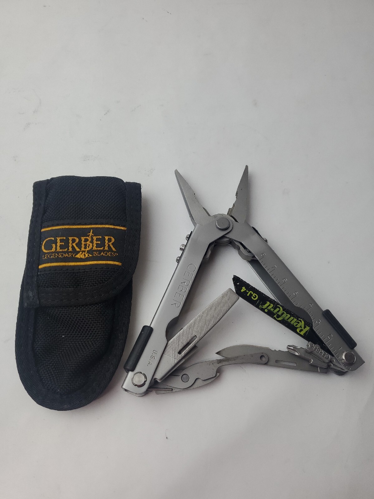 Vintage Gerber U.S.A. Multi Tool w/ Nylon Sheath.