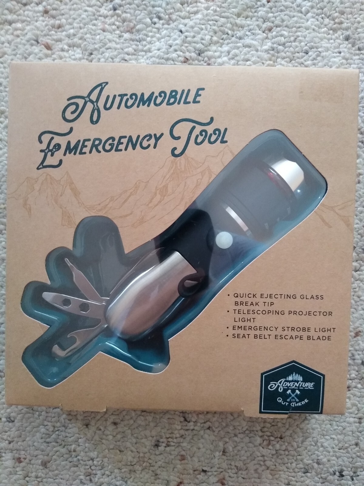 Adventure is Out There Automobile Emergency Multi-Tool, Brand New