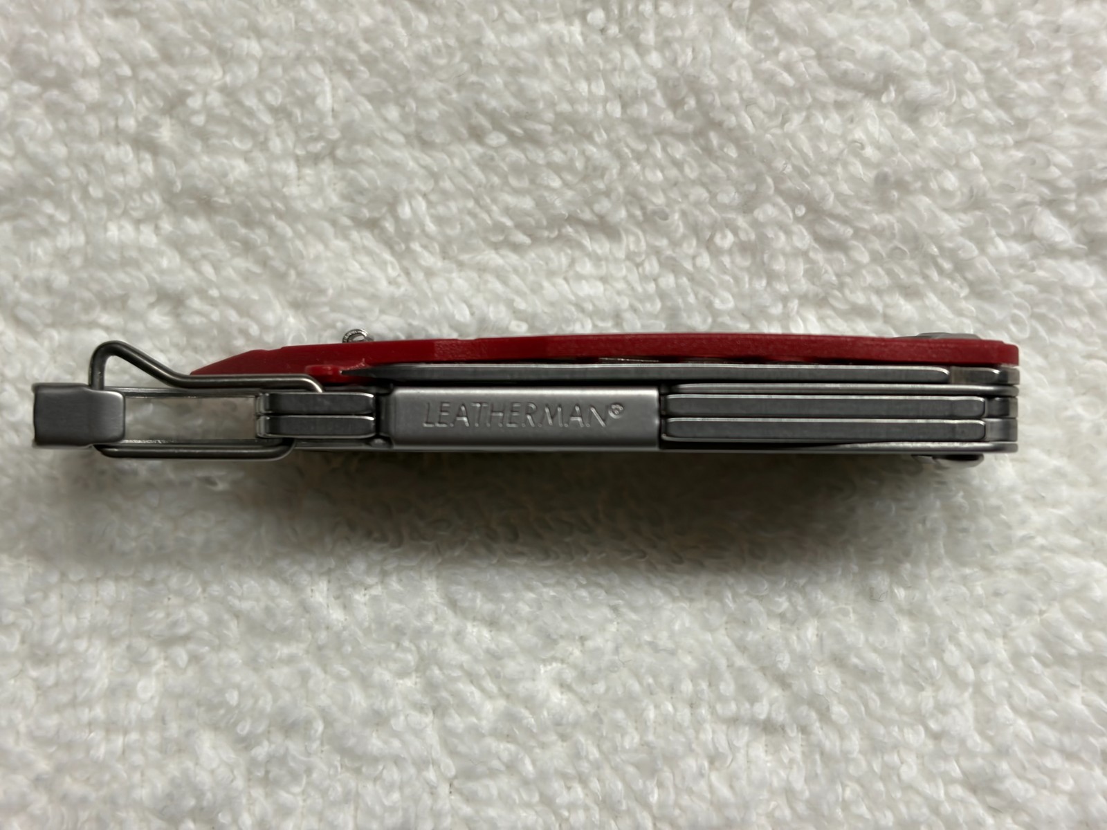🔥 Leatherman Style PS Red Retired Multi Tool Keychain Rare New TSA Compliant