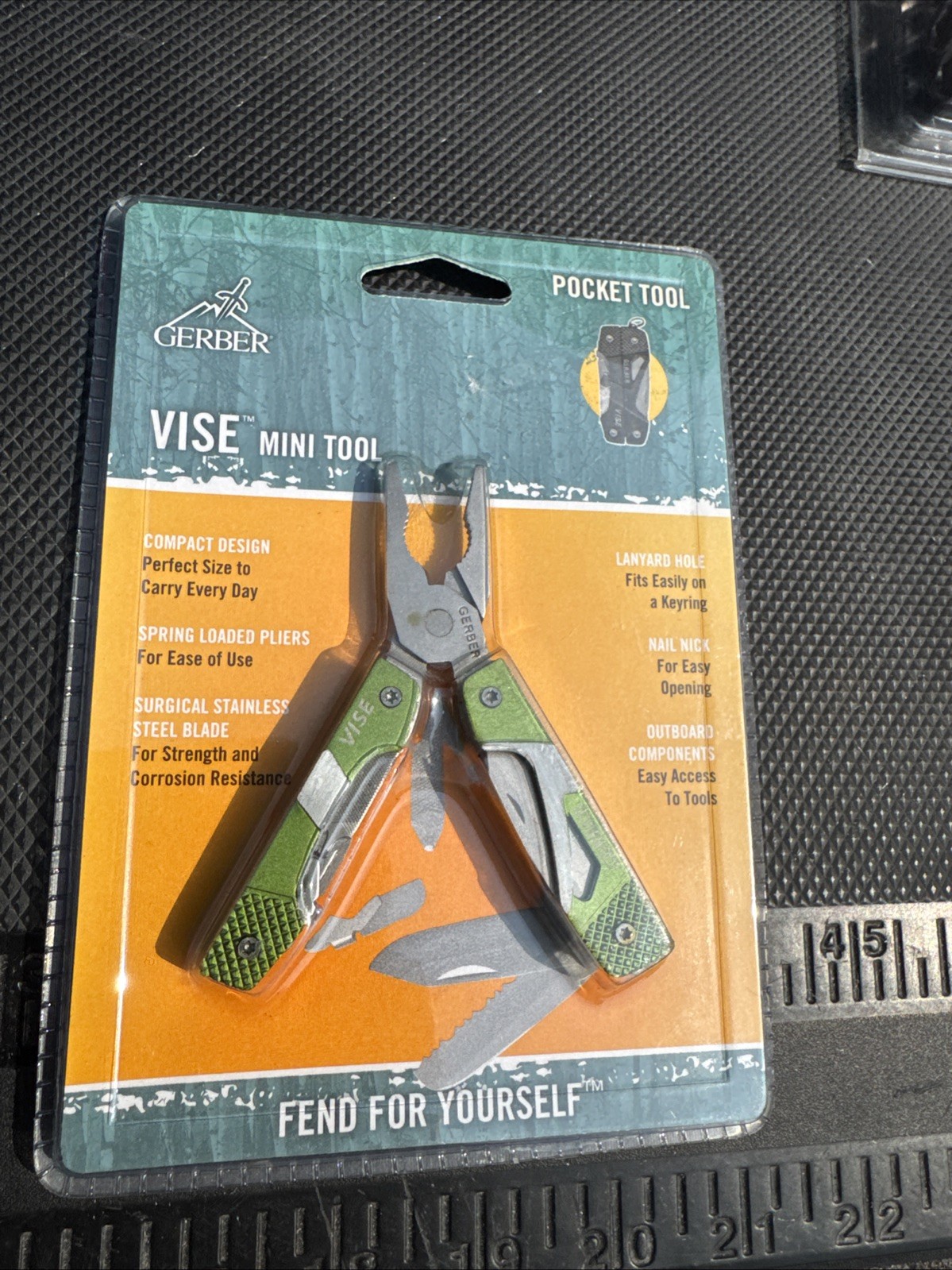 Gerber Nos Vise Mini tool Rare Color Army Green Pocket Tool Pliers Knife