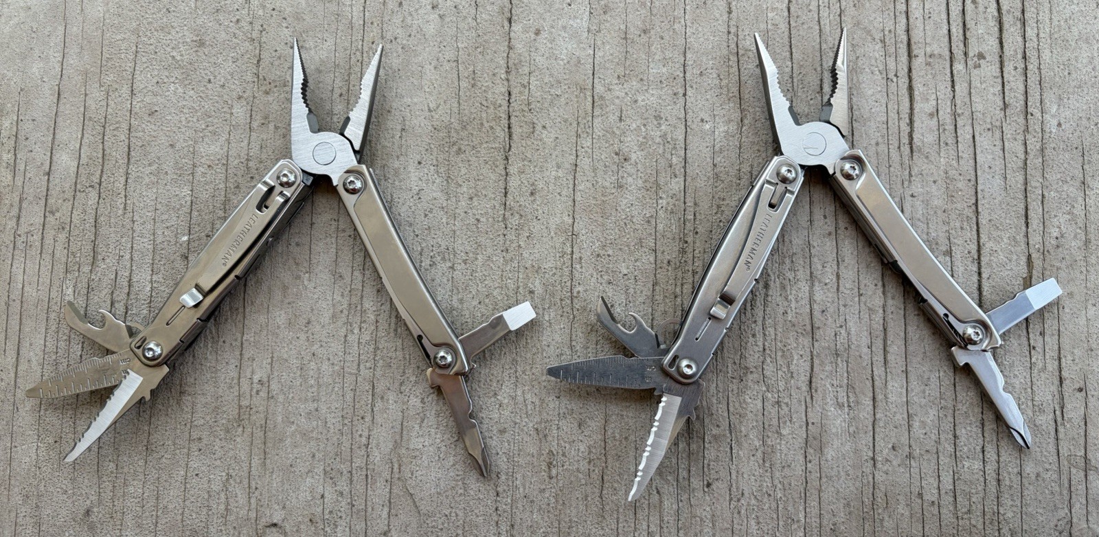 LEATHERMAN BOLSTER MULTIPURPOSE TOOL STAINLESS, 13 TOOLS, EXCELLENT!