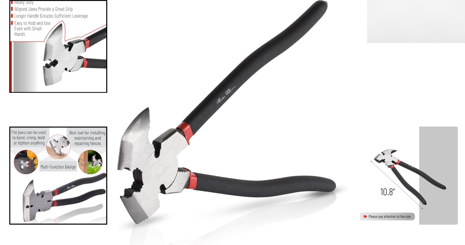 10.8″ Multi-Plier Fence Tool – Heavy-Duty Nail & Staple Puller for Professionals