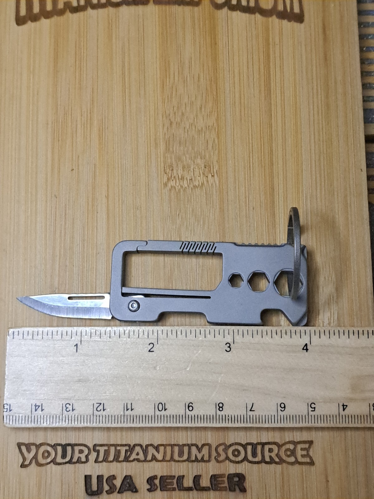 EDC Titanium Carabiner Multi-Tool