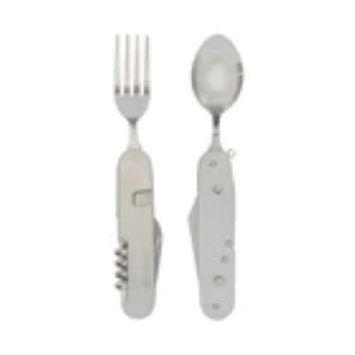 Stansport Folding Knife, Fork, Spoon Multi-Tool…Essential Camping Multi – Tool