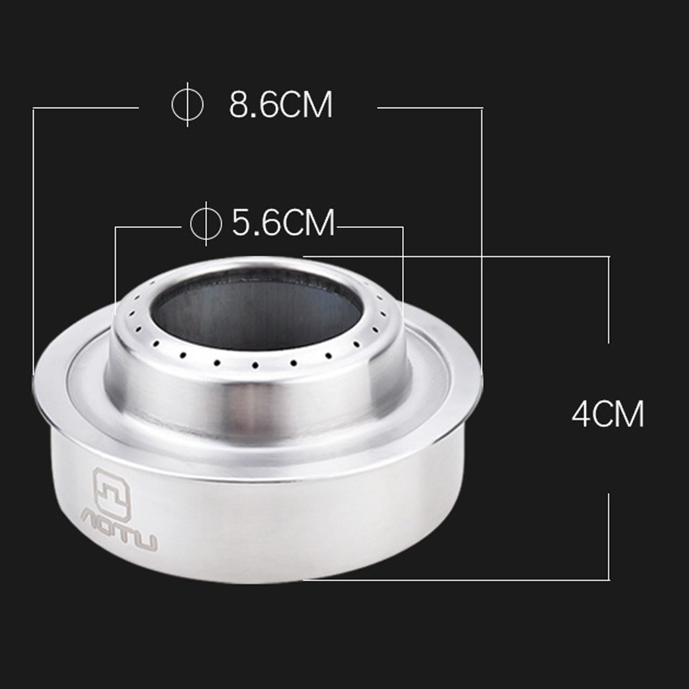Compact 201 Stainless Steel Stove for Outdoor Use Rust Resistant Design