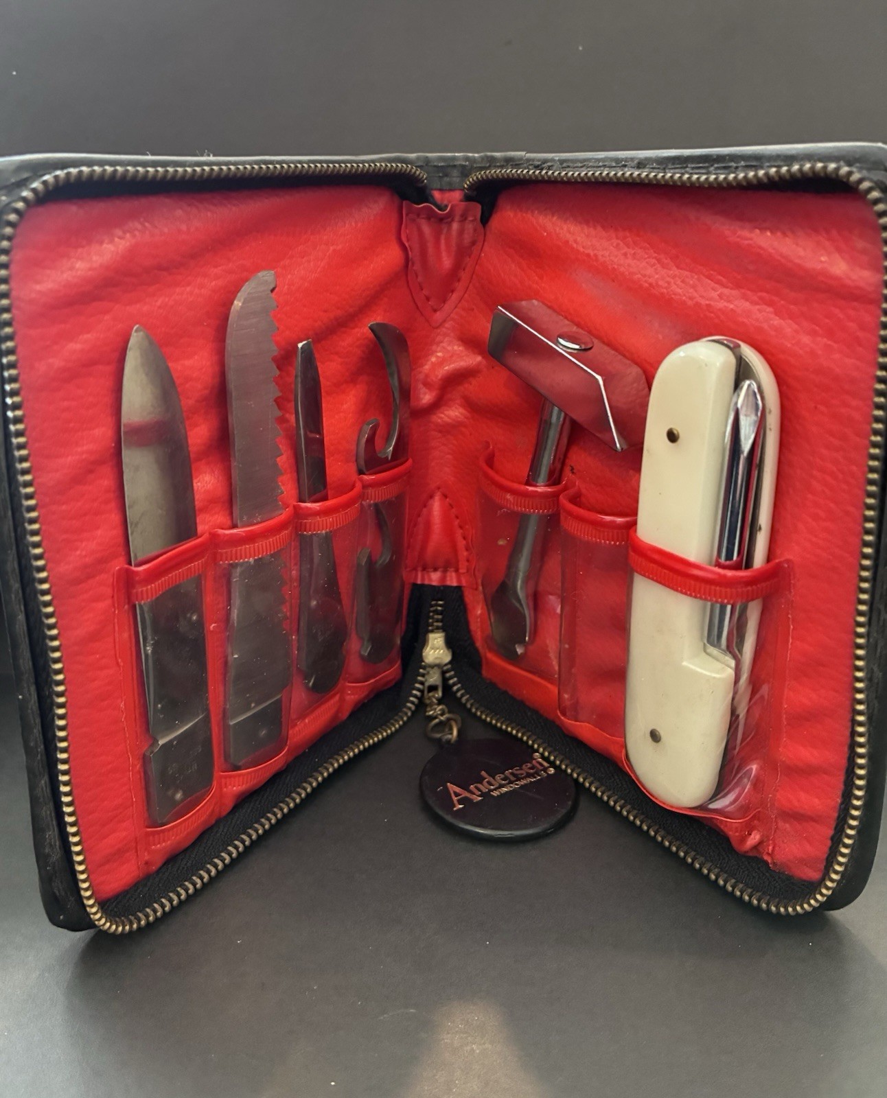 Vintage Barlow Stainless Steel Multi Tool Kit T-190 w/ Case…made in Japan