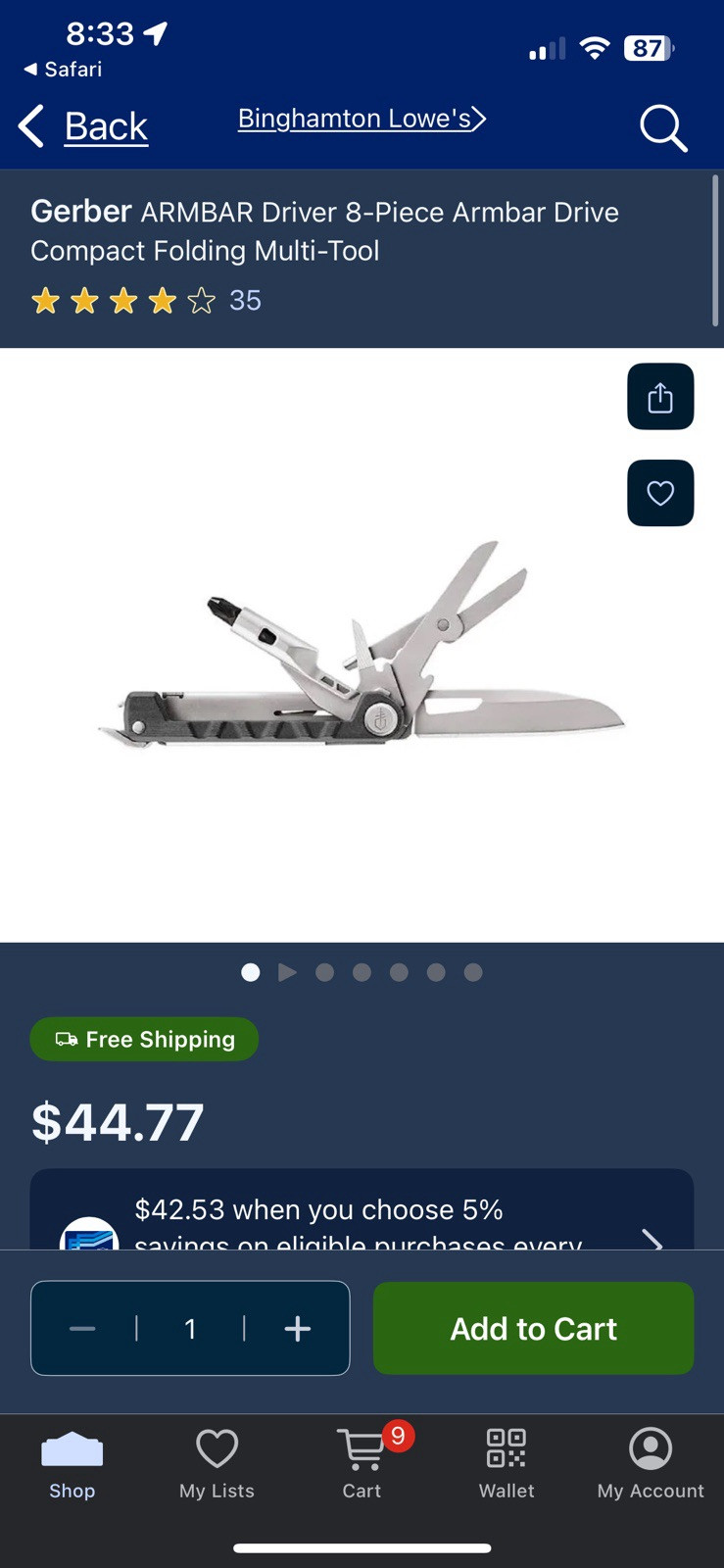 Gerber “Armbar Slim Cut” -3 essential Tools. See pictures for details